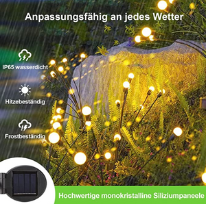 Solarpower | LED Solar-Glühwürmchen Lichter für den Garten (6 LEDS)