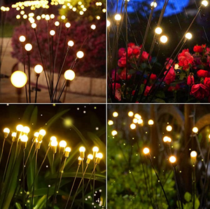 Solarpower | LED Solar-Glühwürmchen Lichter für den Garten (6 LEDS)