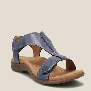 Damen Sandalen - Der beste Komfort für Indoor & Outdoor!_gelb_blau