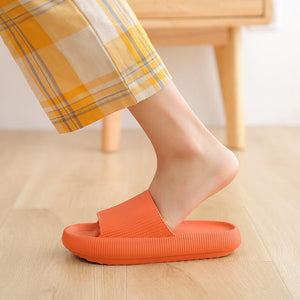  Orthopädische Sandalen / Hausschuhe (extra weich) - Laufen wie auf Wolke 7 - orange 2Sandalen - Laufen wie auf Wolke 7 - orange 4