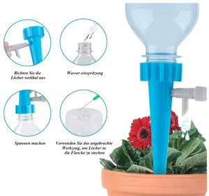 Bewässerungssystem Wasserspender für Pflanzen I Automatische Bewässerung für Garten, Pflanzen, Blumen