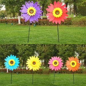 Sonnenblumen-Windmühle | Ein echtes MUSTHAVE für deinen Garten! - 1+1 GRATIS