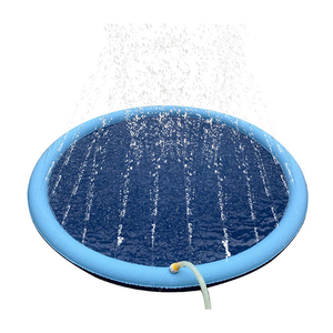 Sprinkler Wasser-Spielmatte I Splash Play Matte mit Anti-Rutsch-Streifen I Sommer, Garten, Wasserspielzeug für Babys, Kinder, Hund und Haustiere_3