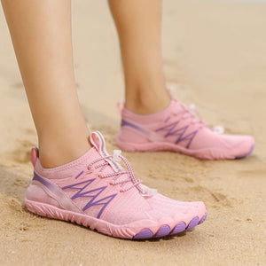 Unisex-Barfußschuhe "Sport Pro" - für Sport, Wandern, Trail Running - die gesündesten Schuhe - große Zehenfreiheit_rosa