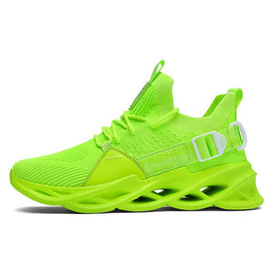 Unisex-Sneakers "Mucci" - elastisch, Barfuss-kompatibel, atmungsaktiv_neon grün 2