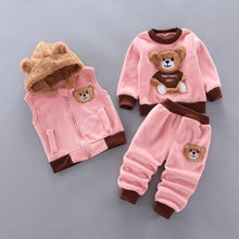 Lade das Bild in den Galerie-Viewer, Teddybär Outfit für dein Baby (3-tlg. Set)
