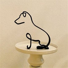Lade das Bild in den Galerie-Viewer, CanineArt™ Metall Hunde und Katzen Skulpturen
