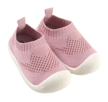Lade das Bild in den Galerie-Viewer, Babyschuhe / Barfuß-Schuhe für Babys - atmungsaktiv, superleicht, waschbar rosa 2
