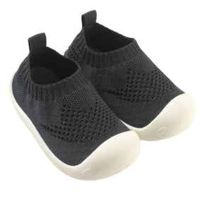 Babyschuhe / Barfuß-Schuhe für Babys - atmungsaktiv, superleicht, waschbar schwarz 2