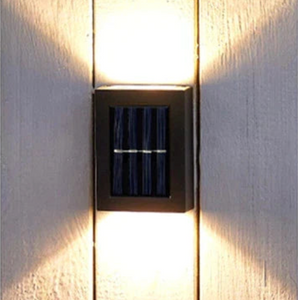 Kabellose LED Solar Wandleuchten Deluxe - Schaffen Sie Die Perfekte Atmosphäre In Ihrem Garten! - (1+1 GRATIS!)