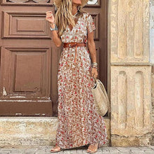 Lade das Bild in den Galerie-Viewer, Clana Boho Kleid | Langes Ibiza Faltenkleid
