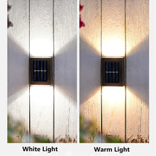 Lade das Bild in den Galerie-Viewer, Kabellose LED Solar Wandleuchten Deluxe - Schaffen Sie Die Perfekte Atmosphäre In Ihrem Garten! - (1+1 GRATIS!)
