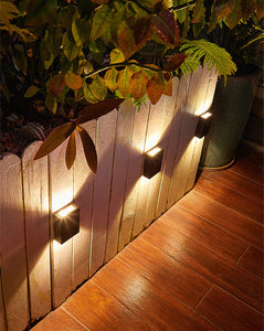 Kabellose LED Solar Wandleuchten Deluxe - Schaffen Sie Die Perfekte Atmosphäre In Ihrem Garten! - (1+1 GRATIS!)
