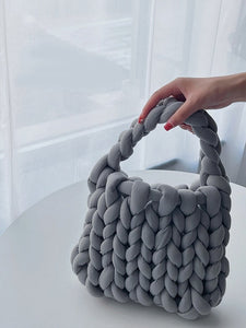 ChunkyTasche™ - Luxuriöse gestrickte Handtasche