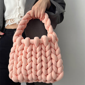 ChunkyTasche™ - Luxuriöse gestrickte Handtasche