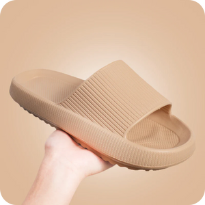 Orthopädische Sandalen / Hausschuhe (extra weich) - Laufen wie auf Wolke 7 - khaki