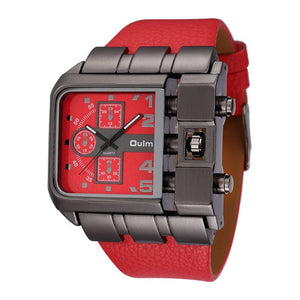 Dulm™ - Breite quadratische Armbanduhr