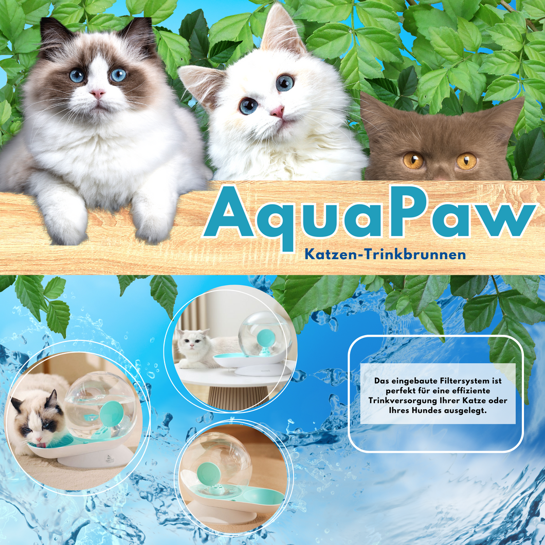 AquaPaw™ Katzen-Trinkbrunnen