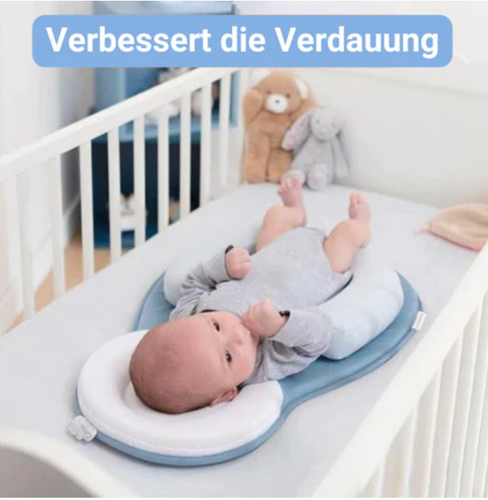 Verstellbares Babybett - gegen Plattkopf und Verdauungsprobleme blau _ babybett fuer eine verbesserte verdauung