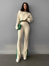 Lade das Bild in den Galerie-Viewer, Cilla™ | Crop Sweater Set mit hoher Taille
