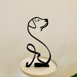 CanineArt™ Metall Hunde und Katzen Skulpturen