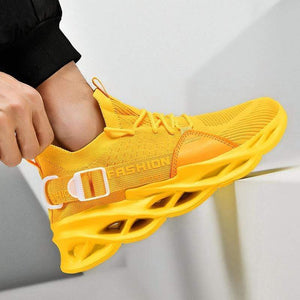 Unisex-Sneakers "Mucci" - elastisch, Barfuss-kompatibel, atmungsaktiv_gelb 2