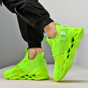 Unisex-Sneakers "Mucci" - elastisch, Barfuss-kompatibel, atmungsaktiv_neon grün