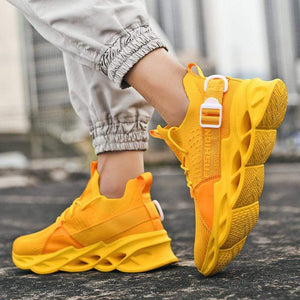 Unisex-Sneakers "Mucci" - elastisch, Barfuss-kompatibel, atmungsaktiv_gelb