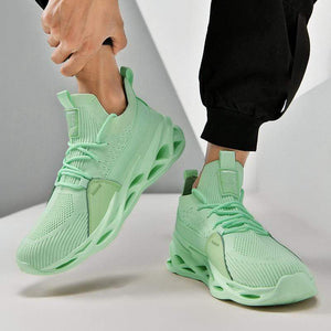 Unisex-Sneakers "Mucci" - elastisch, Barfuss-kompatibel, atmungsaktiv_pastellgrün 3