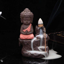 Lade das Bild in den Galerie-Viewer, Buddha Statue + 20 Stück Räucherkegel
