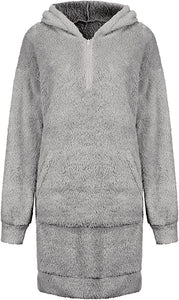 Cereri - Langer Fleece-Pullover für Frauen