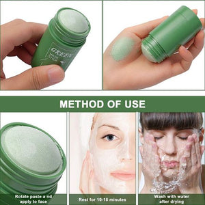 Grünteeextrakt-Reinigungsmaske als Stick - Tiefenreinigung, Mitesser entfernen, Poren verkleinern & Haut straffen - 1+1 gratis_17