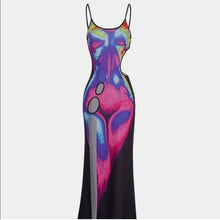 Lade das Bild in den Galerie-Viewer, High-Slit Heat Map Kleid
