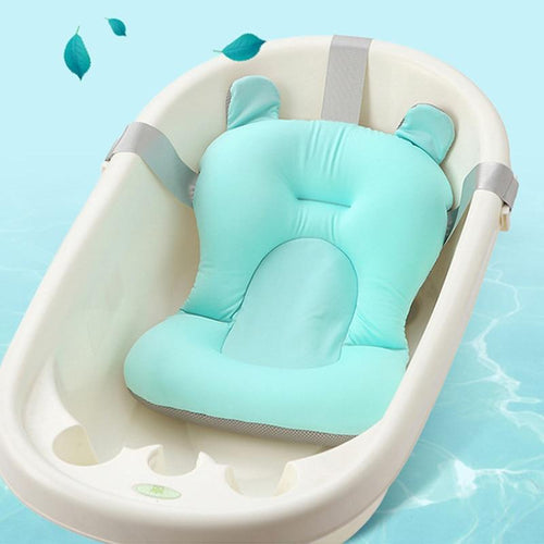 Badewannenkissen für Babys inkl. Sicherheitsgurt_blau
