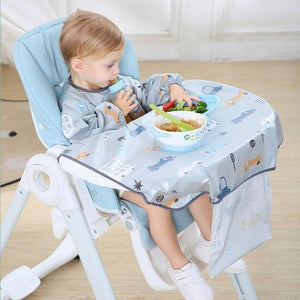 Baby Tisch Cover I Baby Lätzchen mit Ärmeln - Ärmellätzchen