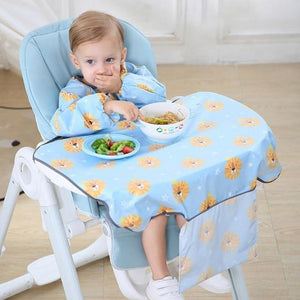Baby Tisch Cover I Baby Lätzchen mit Ärmeln - Ärmellätzchen