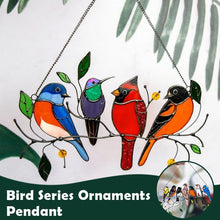 Lade das Bild in den Galerie-Viewer, Buntglasfensterbehänge Vögel Haus Dekoration Bird  Ornaments
