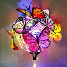 Lade das Bild in den Galerie-Viewer, Led Solar  Lichter Schmetterlinge Dekor
