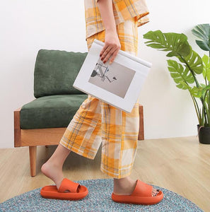  Orthopädische Sandalen / Hausschuhe (extra weich) - Laufen wie auf Wolke 7 - orange 10