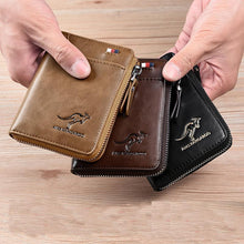 Lade das Bild in den Galerie-Viewer, Leder Portemonnaie für Männer mit RFID Schutz - Geldbörse aus Leder für Herren - Brieftasche aus Leder
