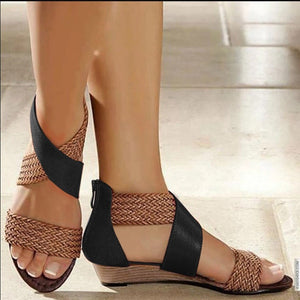 Sarcov - Stylische Sandalen mit Keilabsatz