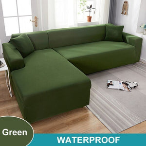 Waschbarer Sofabezug - Erweckt Dein Sofa zu neuem Leben - verlängert die Lebensdauer, wasserdicht, dehnbar_grün