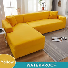 Lade das Bild in den Galerie-Viewer, Waschbarer Sofabezug - Erweckt Dein Sofa zu neuem Leben - verlängert die Lebensdauer, wasserdicht, dehnbar_gelb
