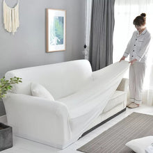 Lade das Bild in den Galerie-Viewer, Waschbarer Sofabezug - Erweckt Dein Sofa zu neuem Leben - verlängert die Lebensdauer, wasserdicht, dehnbar_weiß
