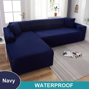 Waschbarer Sofabezug - Erweckt Dein Sofa zu neuem Leben - verlängert die Lebensdauer, wasserdicht, dehnbar_blau
