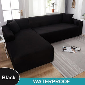 Waschbarer Sofabezug - Erweckt Dein Sofa zu neuem Leben - verlängert die Lebensdauer, wasserdicht, dehnbar_schwarz