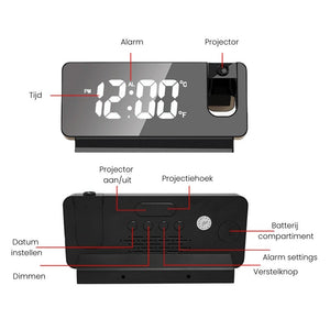 Time Projector™ | Ein intelligenter digitaler Wecker mit Projektor!