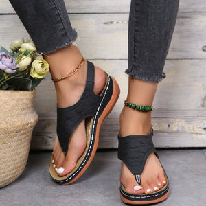 Sommerschuhe Roman Retro Style Clip Toe Sandalen Frauen Knöchel Schnalle Schuhe