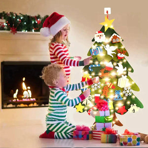 Montessori Weihnachtsbaum aus Filz